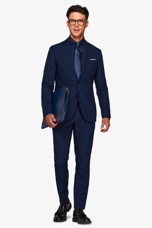 Blue slim classic suit blazer