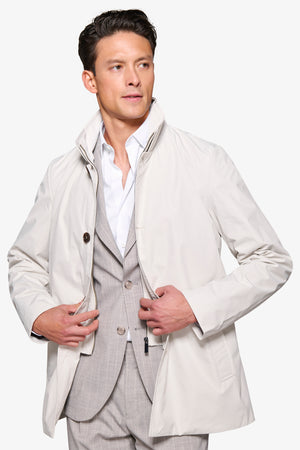 Trench-coat avec gilet couleur glace