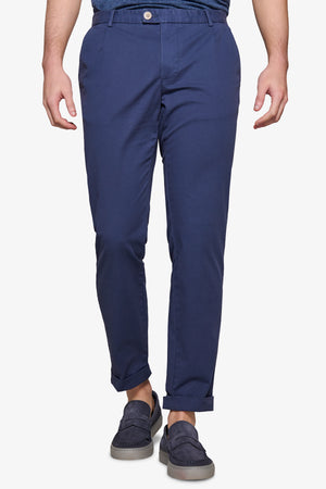 Pantalon armuré bleu turquin