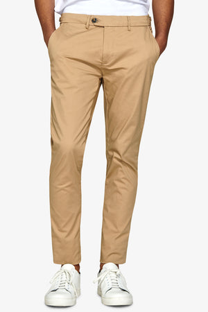 Sand textured chino trousers
