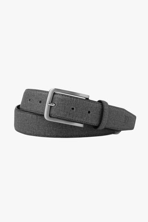Gray slub effect belt