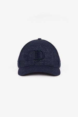 Blue logo visor hat
