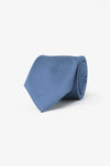 Cravate fantaisie à motif cercle bleu clair
