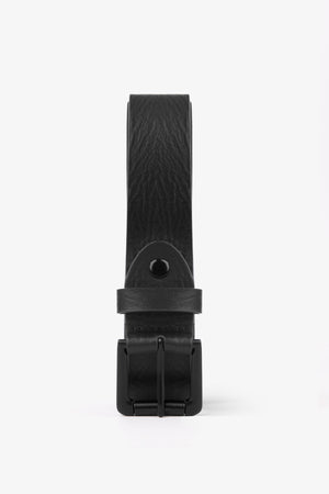 Cinturón con efecto irregular color negro