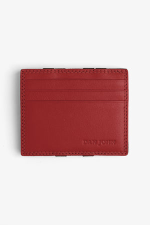 Red elastic card holder