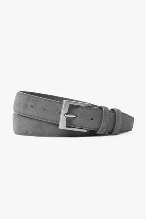 Grey suede casual belt
