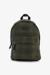 Check pattern casual backpack